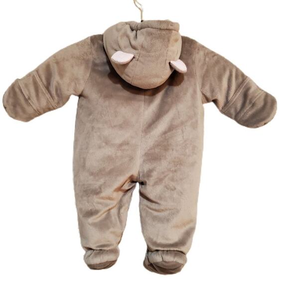 Carter's Baby Girl's 6 To 9 Months Full Body Jumpsuit Coat Fleece - Picture 2 of 9